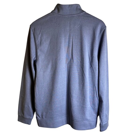 Walter Hagen Mens Clubhouse Midweight 1/4 Zip Golf Pullover Sweater M/Blue Sz S - Picture 9 of 10